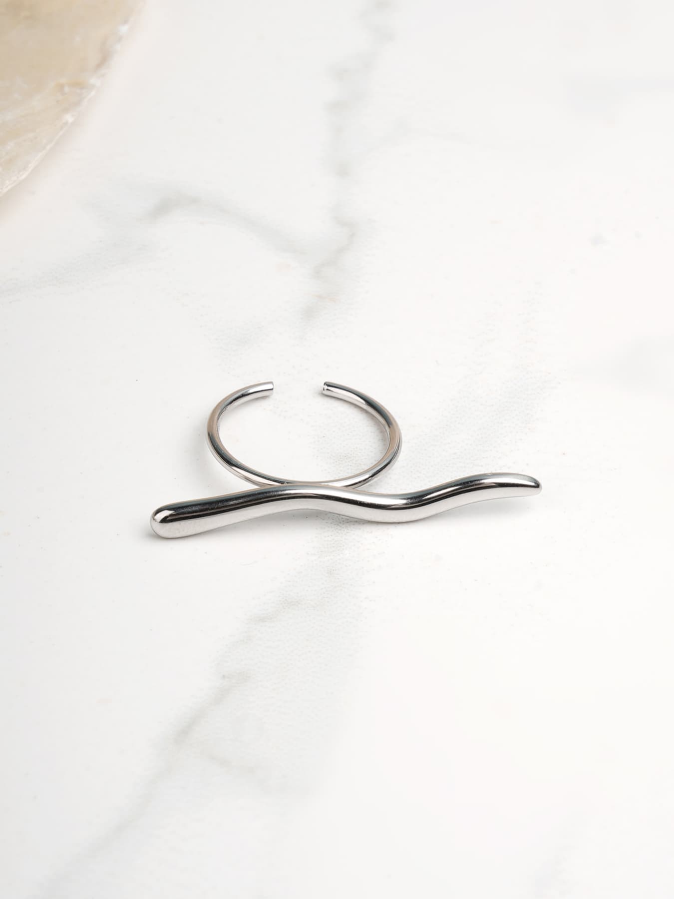 Women's Gold Casual Wear Gold Plated Stainless Steel Finger Ring