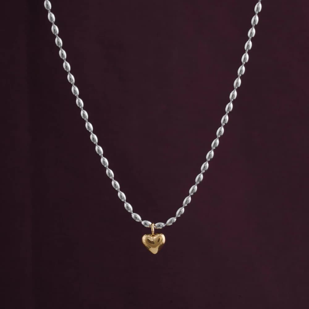 Women's Gold Casual Wear Gold Plated Stainless Steel Necklace Set