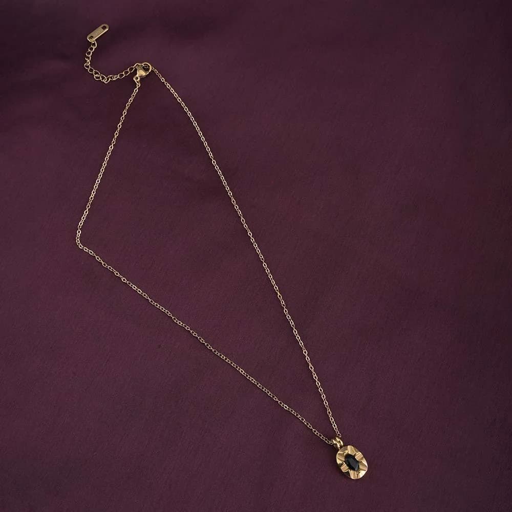 Women's Gold Casual Wear Gold Plated Stainless Steel Necklace Set
