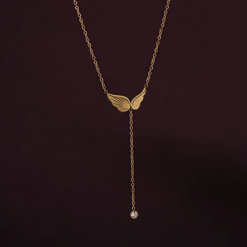 Women's Gold Casual Wear Gold Plated Stainless Steel Necklace Set