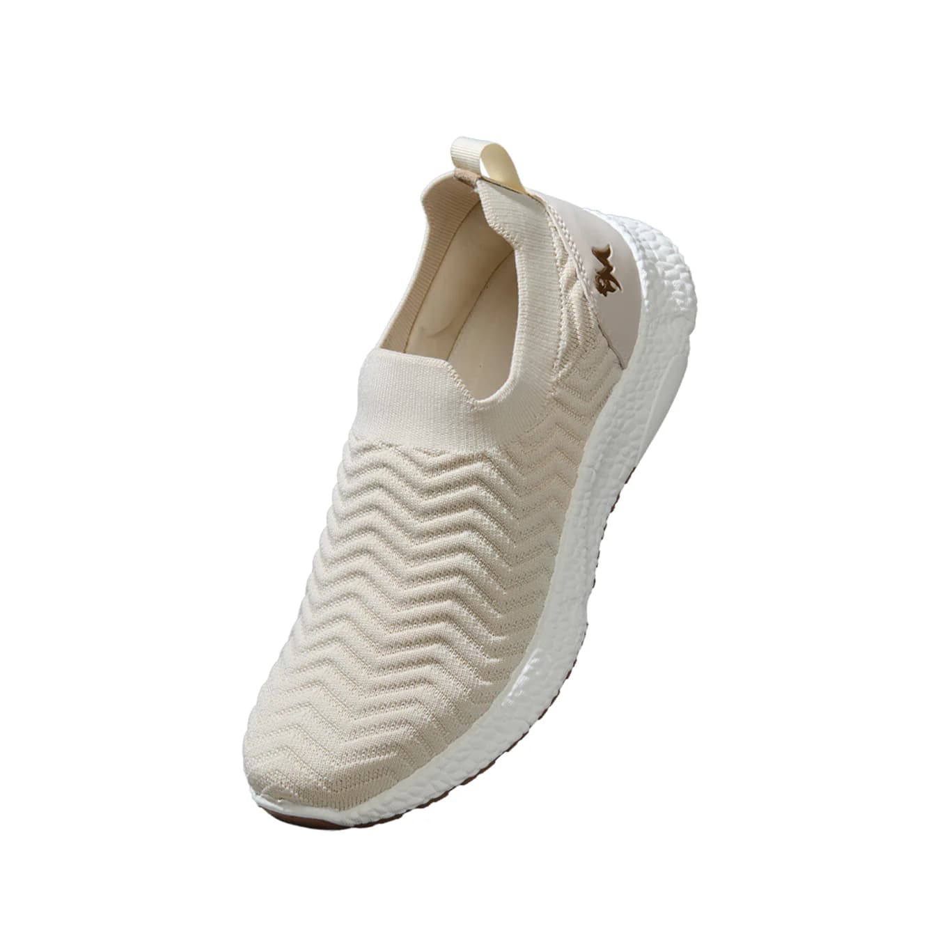 Men's Cream Casual Mesh Walking Sneakers