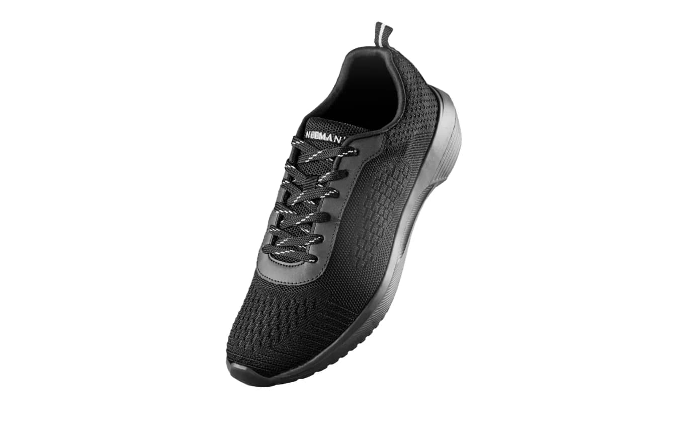 Men's Black Casual Mesh Walking Sneakers