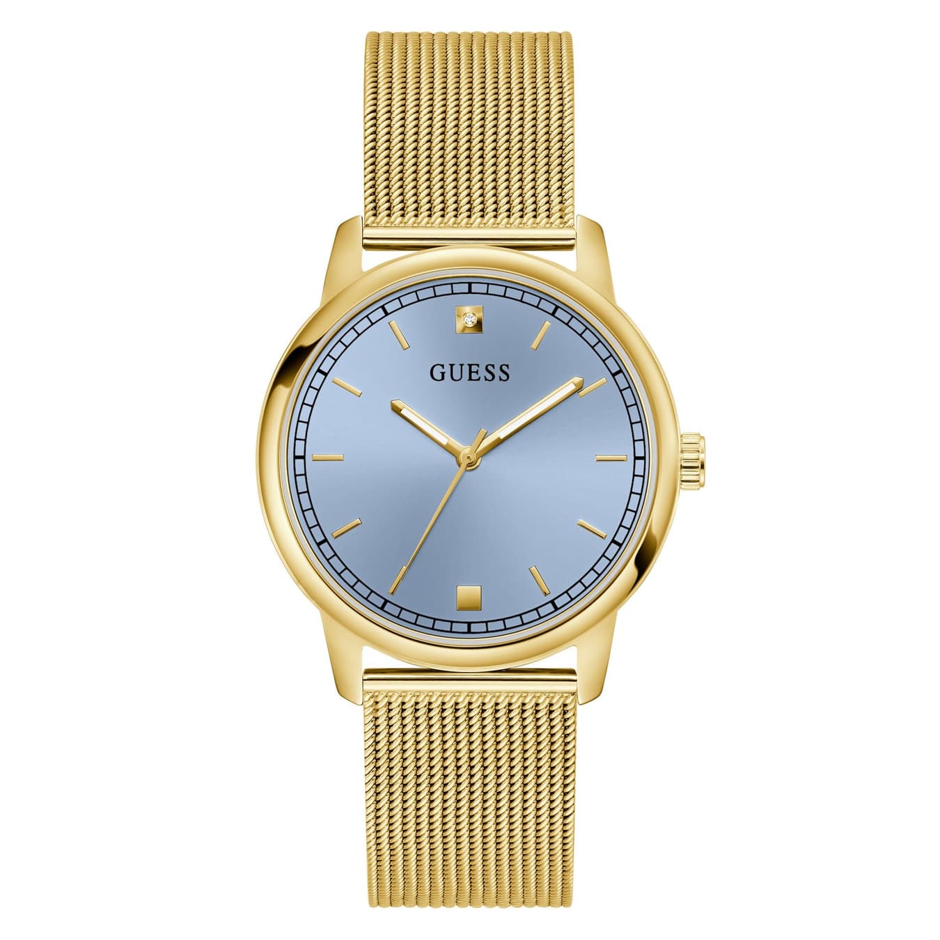 Men's Dress 40 mm Blue Dial Analog Watch - GW0974G3