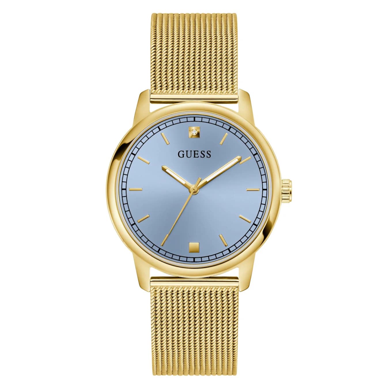 Men's Dress 40 mm Blue Dial Analog Watch - GW0974G3