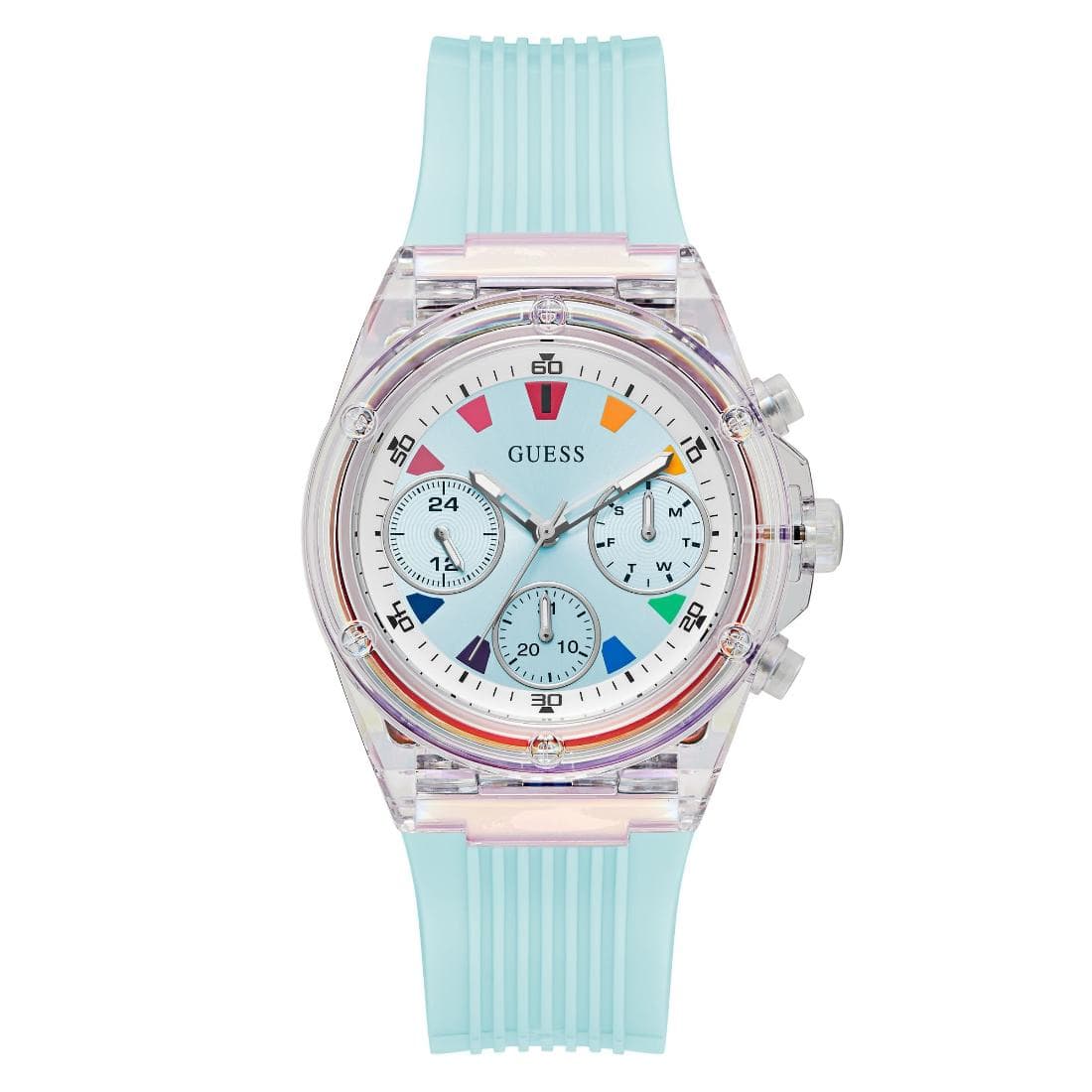 Women's 39 mm Blue Dial Analog Watch - GW0438L8