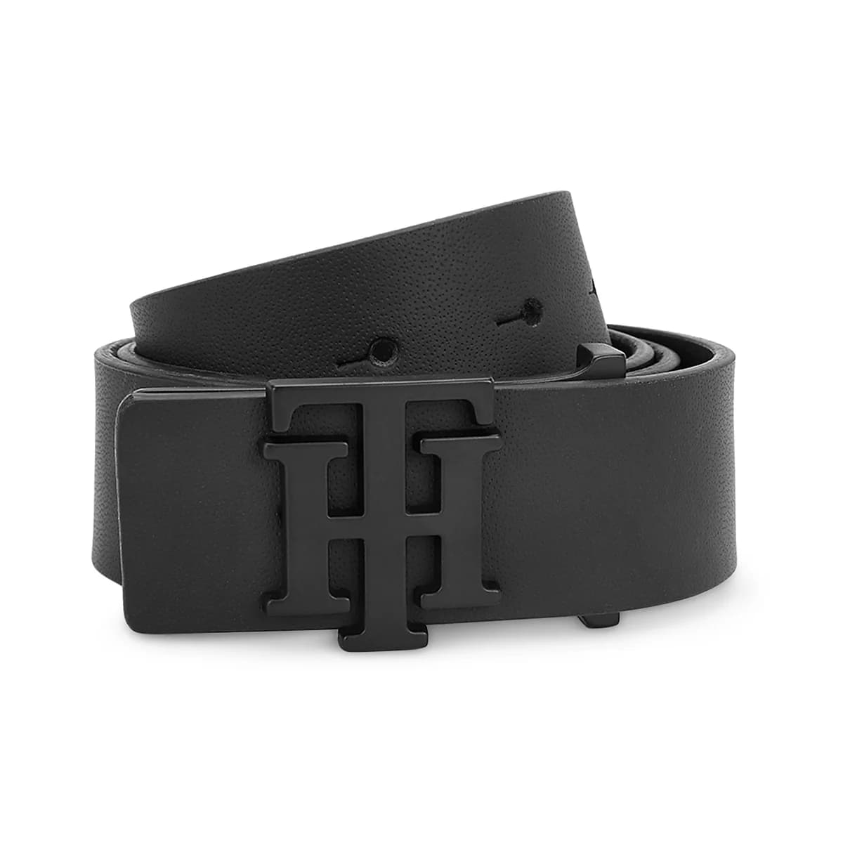 Men's Black Formal Solid Leather NANDEWAR Non Reversible Belt