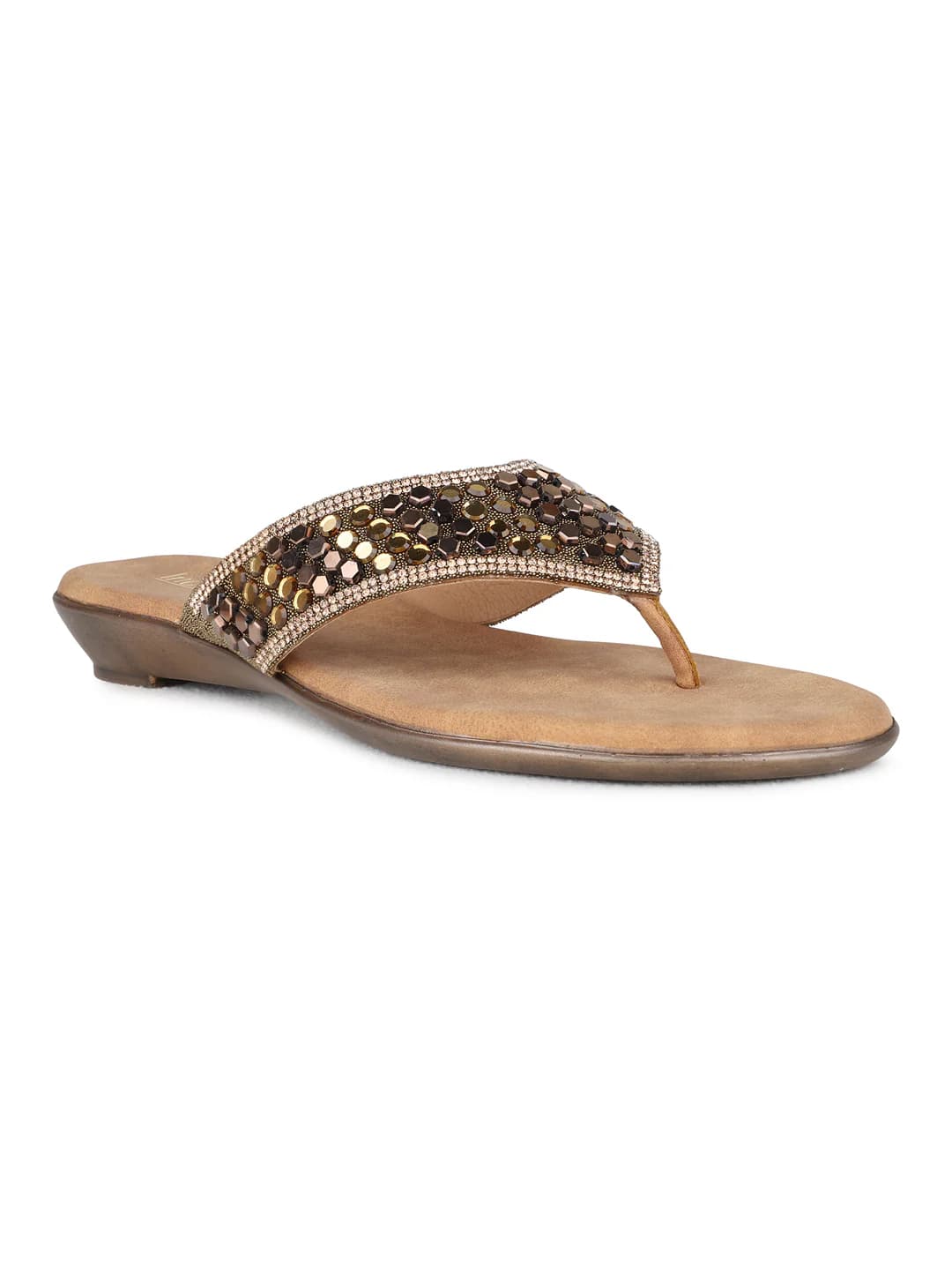 Women's Antique Casual Synthetic Flat Slip-Ons Sandals