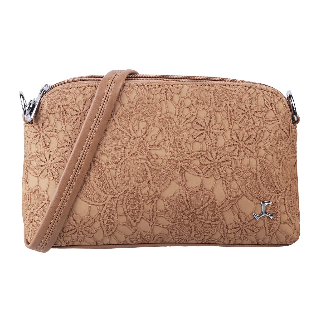 Women's Beige Casual Synthetic Handbag
