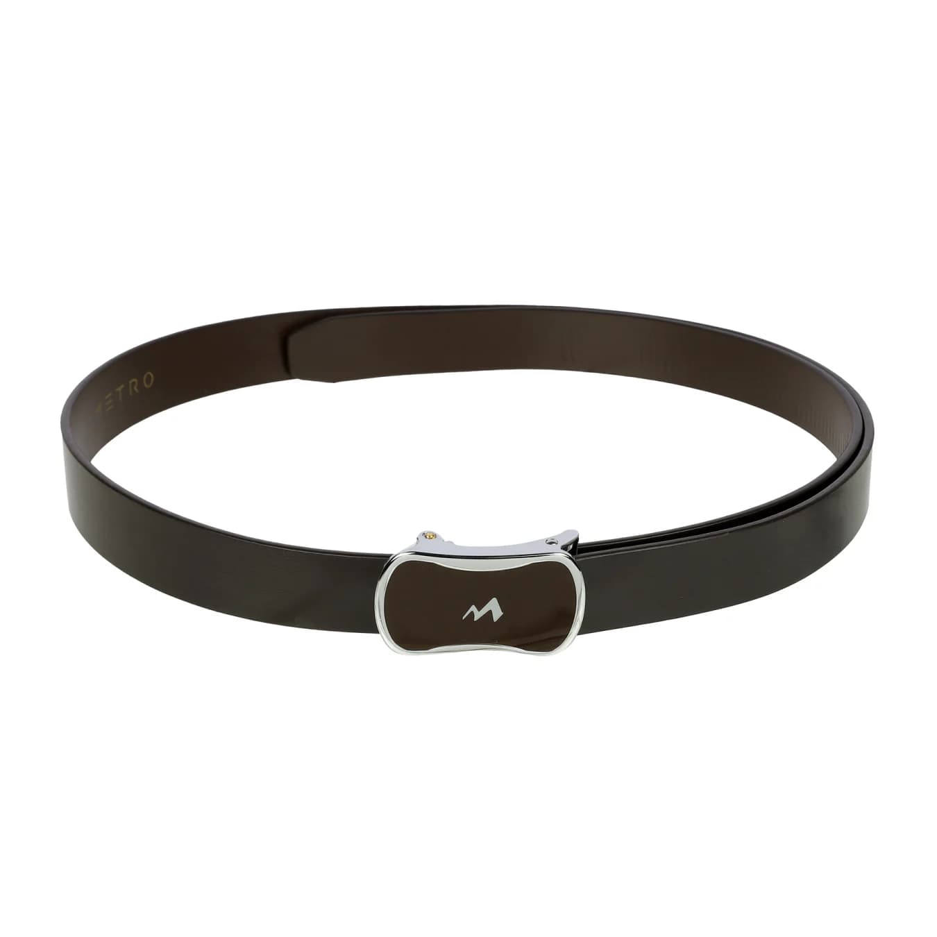 Men's Brown Formal Solid Synthetic Belt