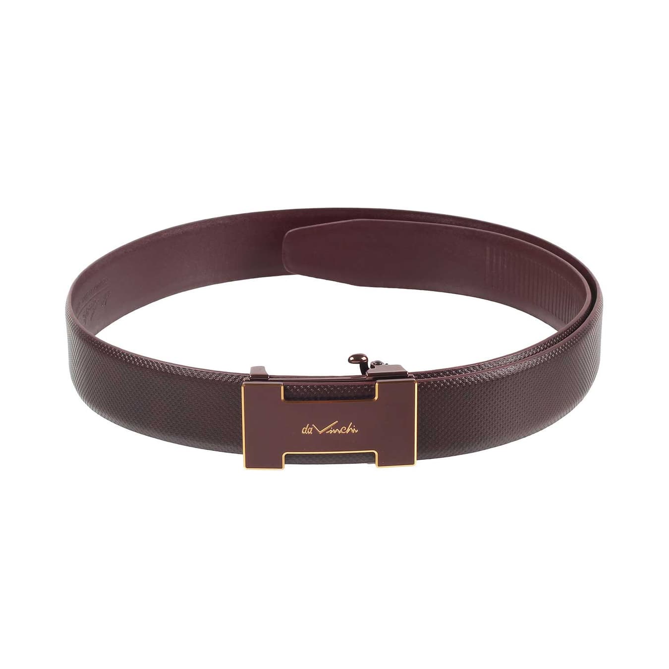 Men's Brown Formal Solid Synthetic Belt