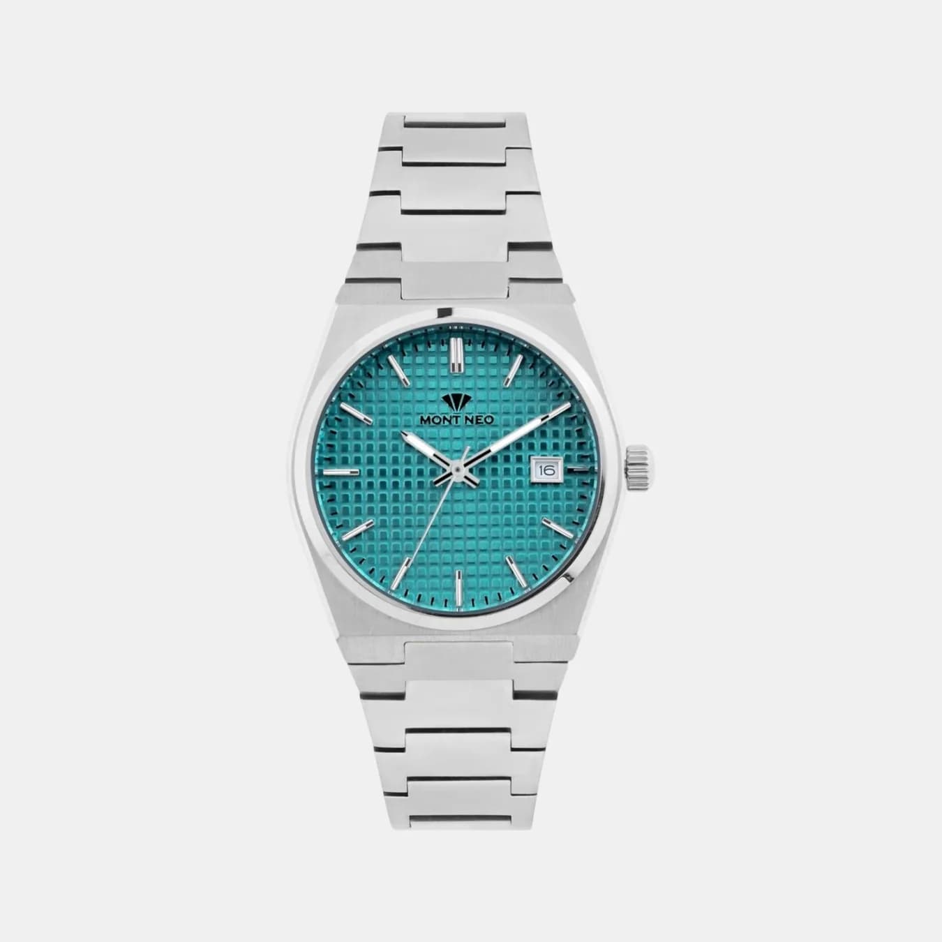 Women's Quartz Blue & Green Dial Analog Stainless Steel Watch L3509E-M1118