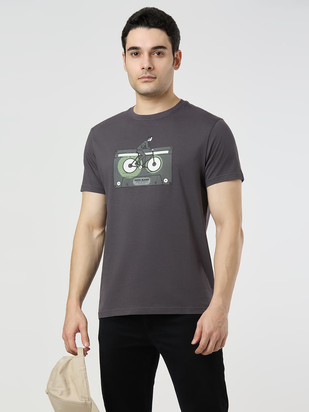 Men's Green Casual Half Sleeves Tshirt