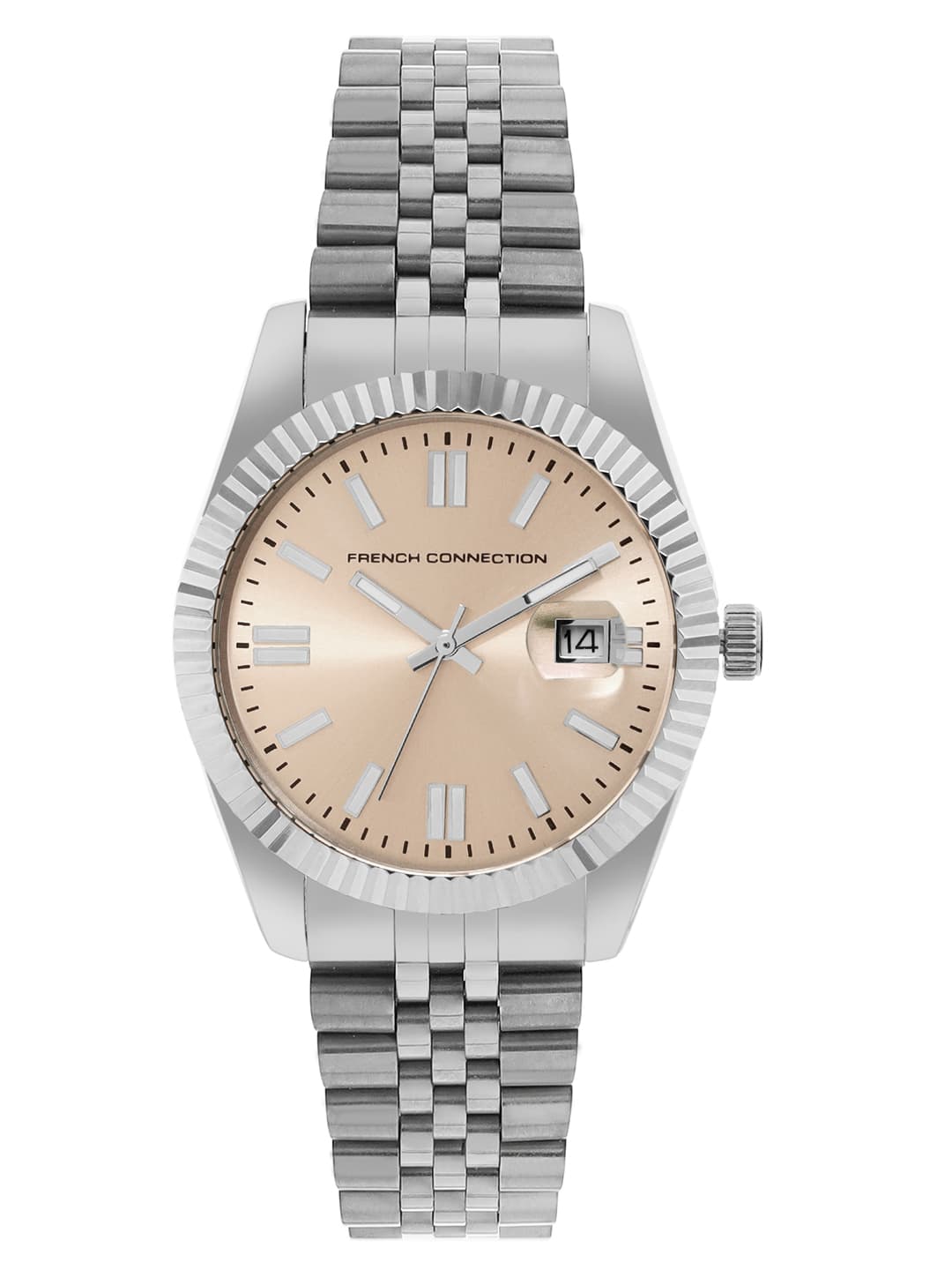 Men's Beige Quartz Stainless Steel Analog Watch -FCP41SM-B