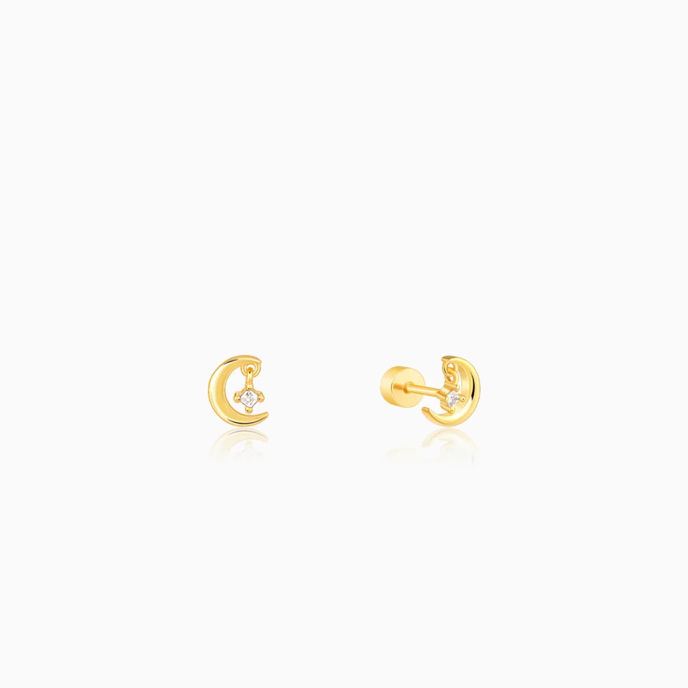 Women's Golden Celune Ear Piercings