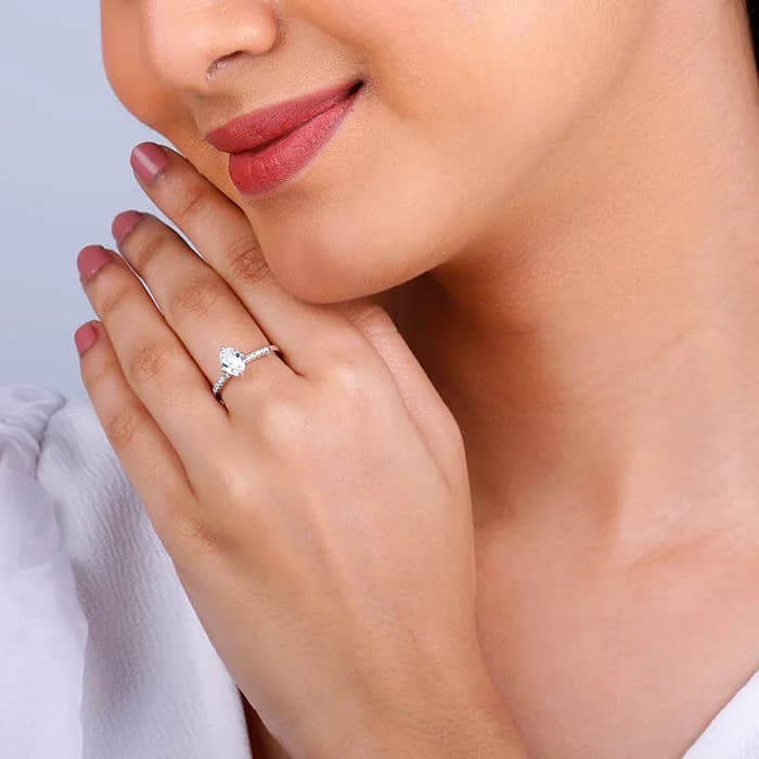 Women's Silver Octane Ring