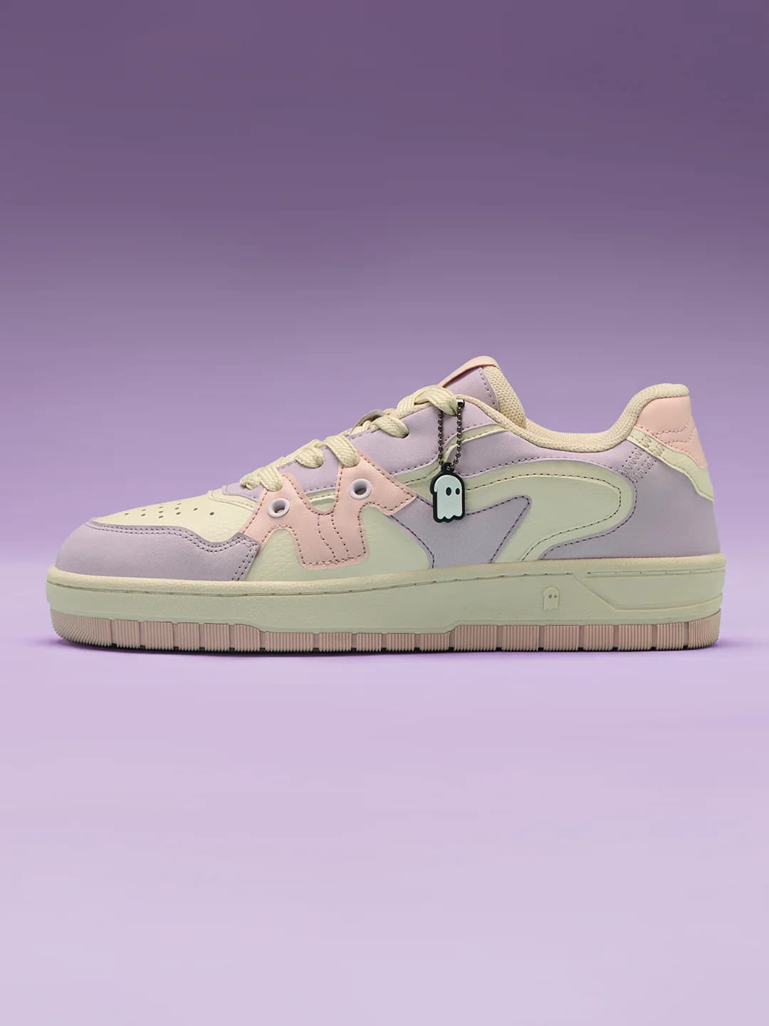 Women's Purple Casual Low-Top Polyurethane Sneakers