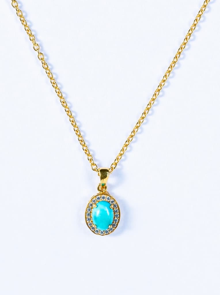 Women's Blue Casual Wear Pendant Chain