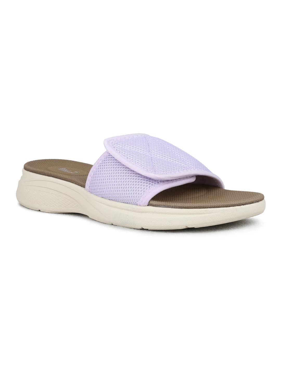 Women's Lilac Casual Synthetic Flat Wedges Sandals