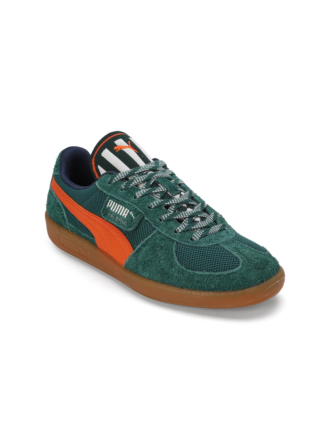Unisex Green Casual Leather Palermo Supertifo Sneakers