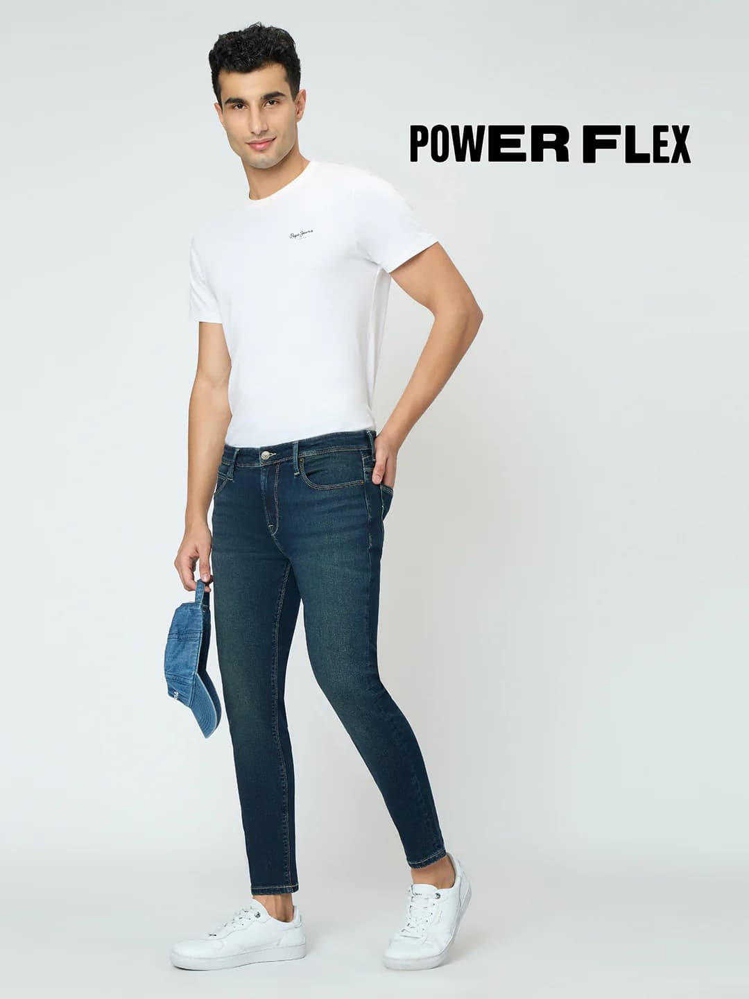 Men's Blue Casual Solid Mid Rise Jeans