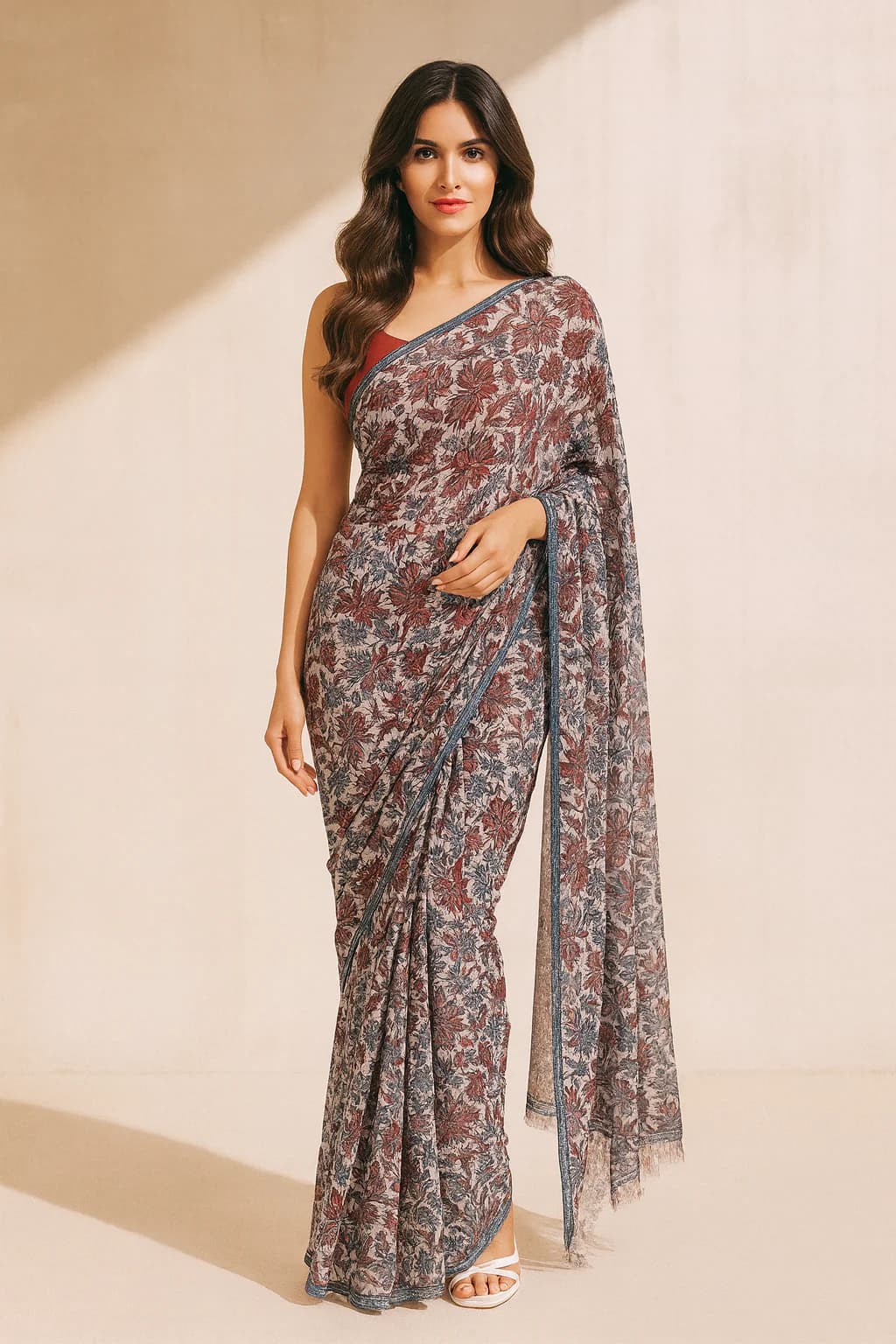 Women's Multicolor Festive Ready to Wear Saree