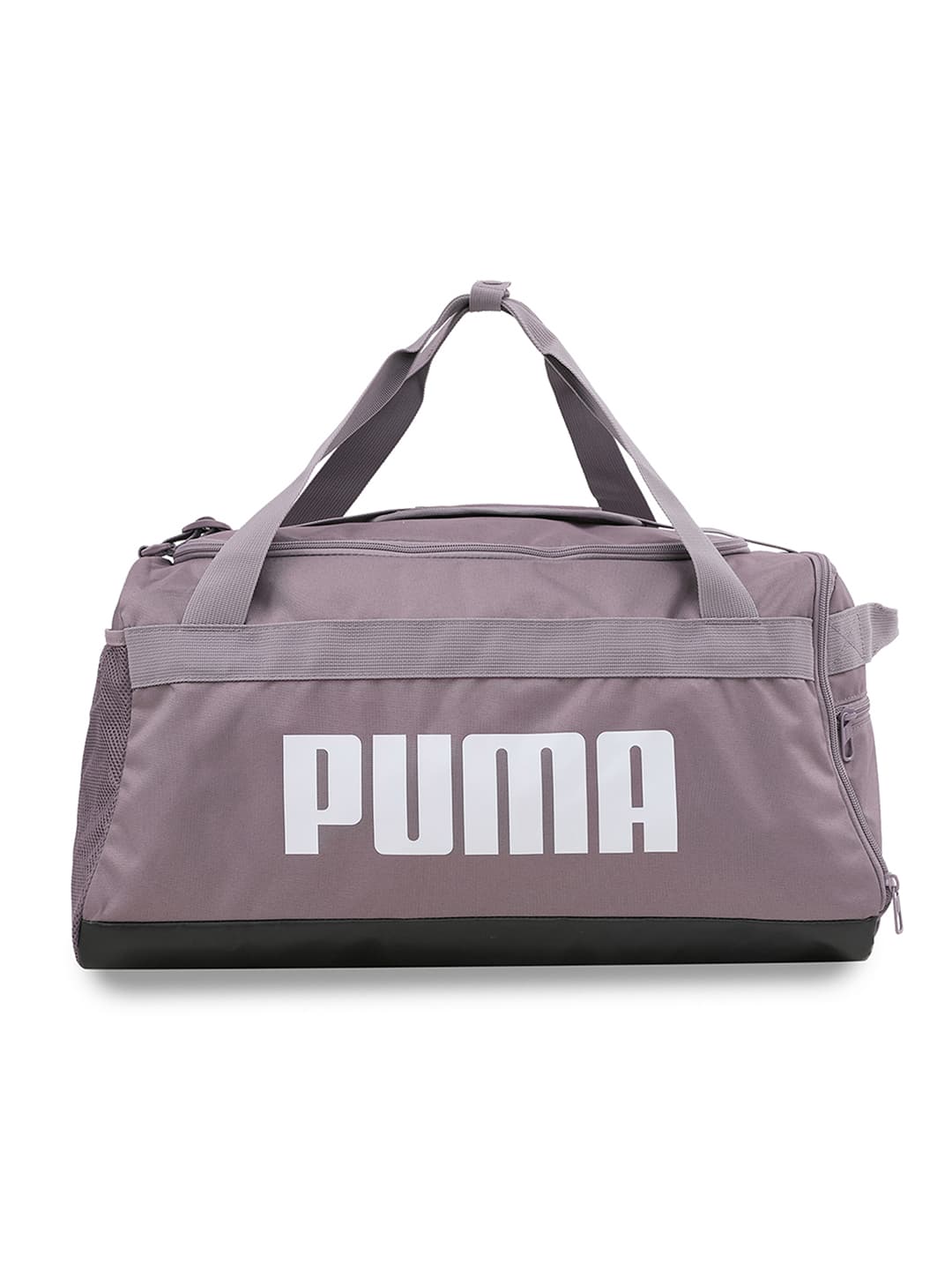 Unisex Purple Casual Logo Pattern Double Handle Barrel Bag
