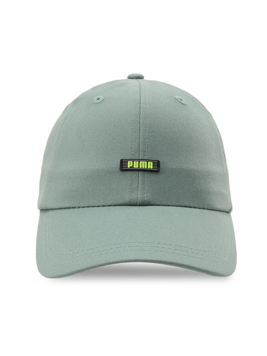 Unisex Green Casual Printed Essentials No.1 Logo Patch Baseball Cap