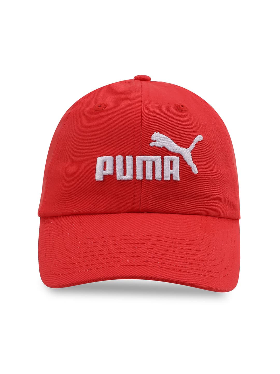 Unisex Red Casual Printed Ace Embroidered Logo Baseball Cap