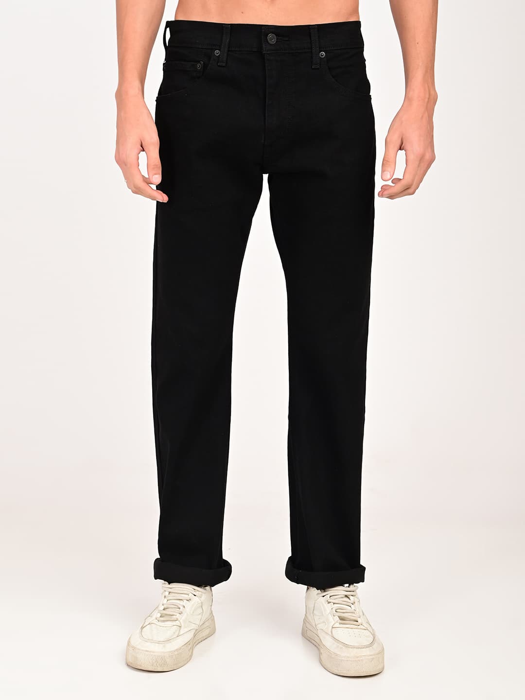 Men's 517 Black Bootcut Fit Casual Mid-Rise Jeans