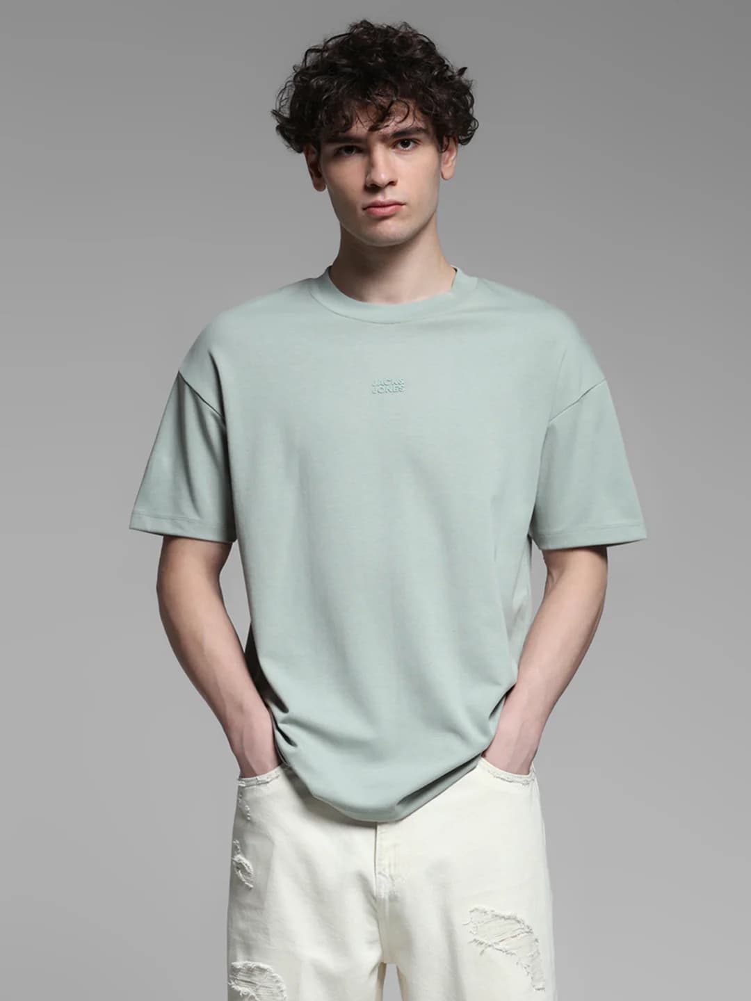 Men Green Casual Half Sleeves Tshirt