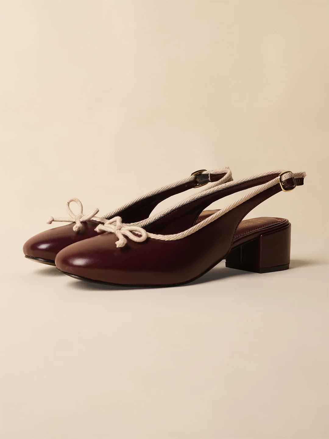 Women's Doris Cherry Mary Jane Block Heels