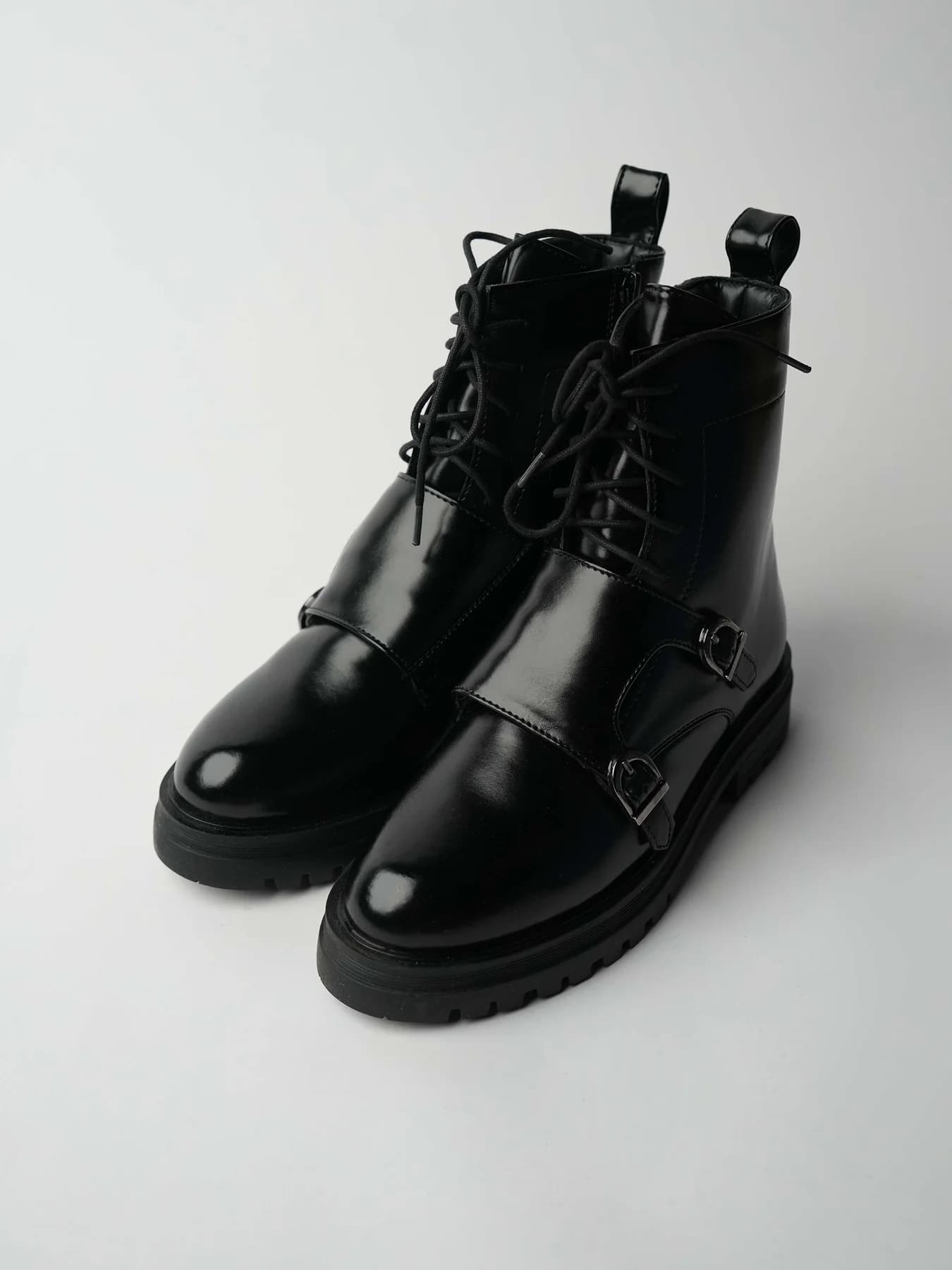 Women's Black Sabbath Lace-Up Combat Boots