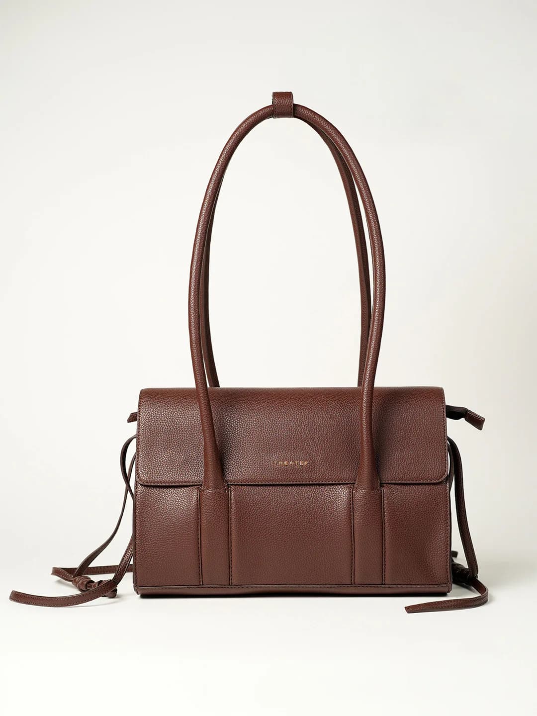 Women's Brown Casual Solid Ladybug Structured Top Handle Shoulder Bag