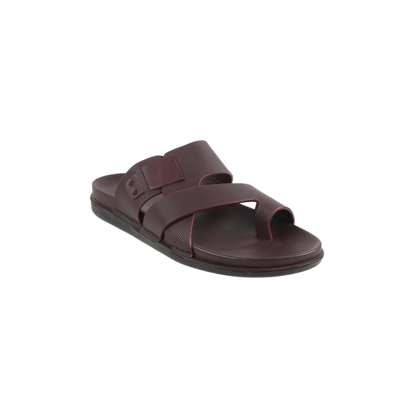 Men's Red Casual Round Toe Synthetic Sandals