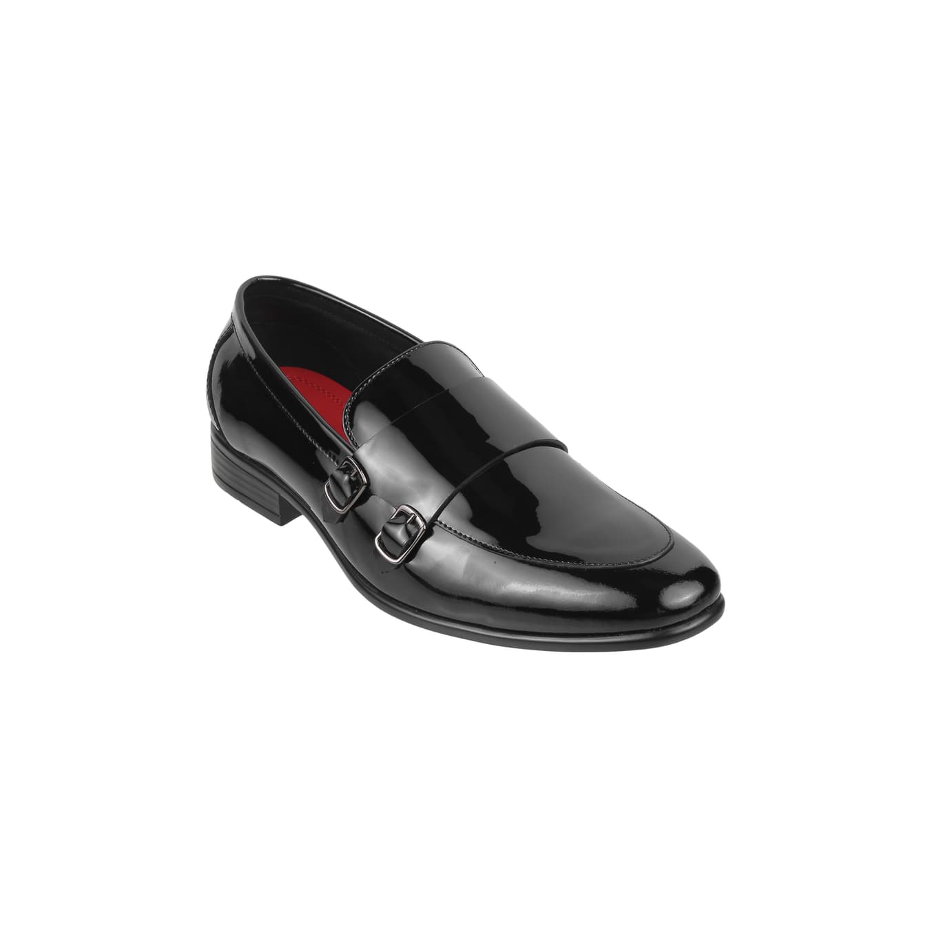 Men's Black Formal Round Toe Leather Casual Shoes