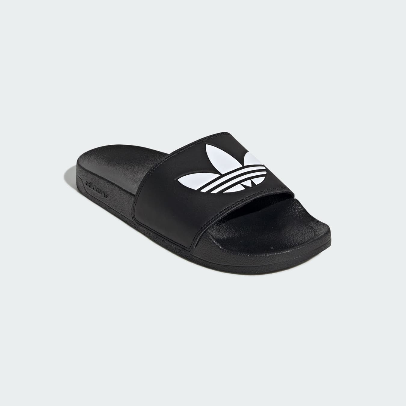 Men's Black Casual Adilette Lite Synthetic Slides