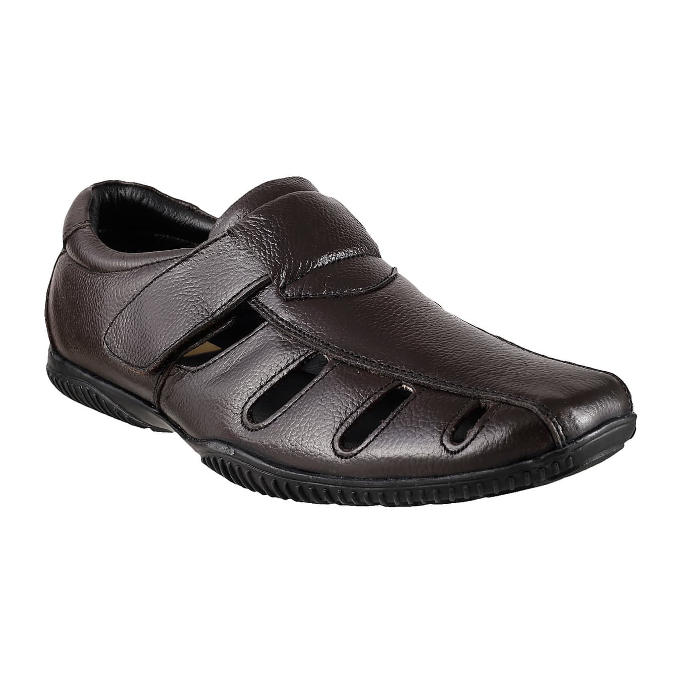 Men's Brown Casual Round Toe Synthetic Casual Shoes