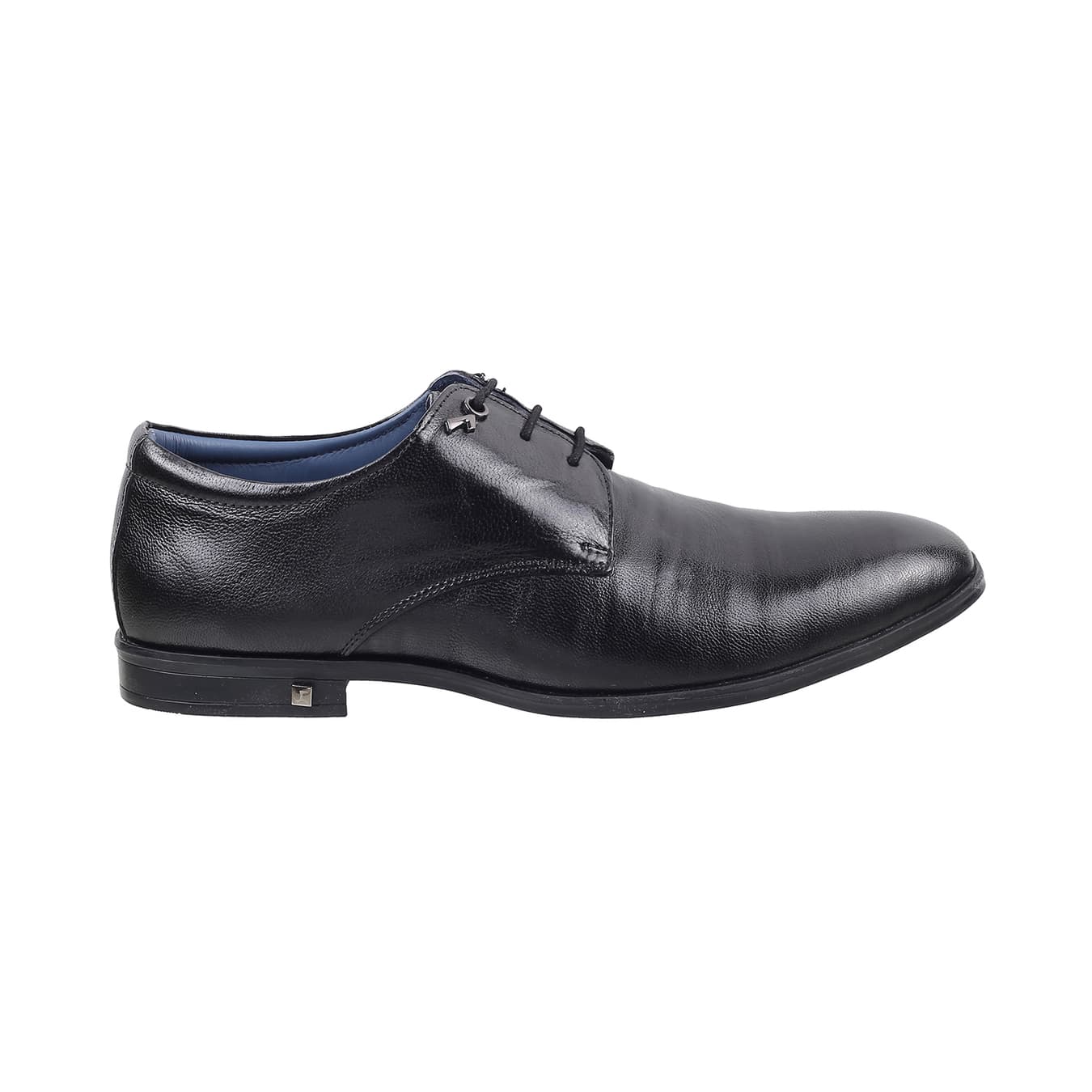 Men's Tan Formal Almond Toe Leather Formal Shoes