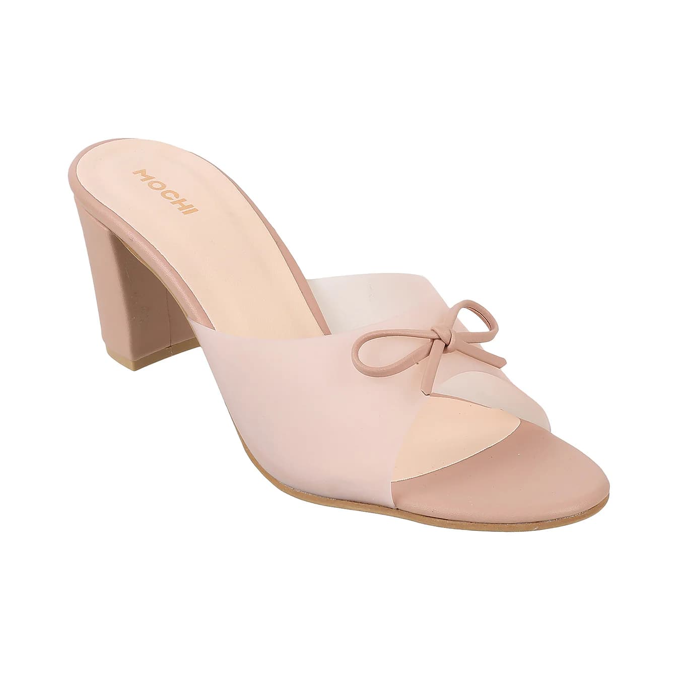 Women's Pink Casual Round Toe Synthetic Sandals