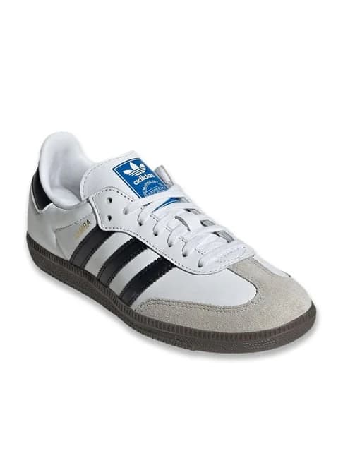 Women's White Samba Og W Lace-Up Sneakers