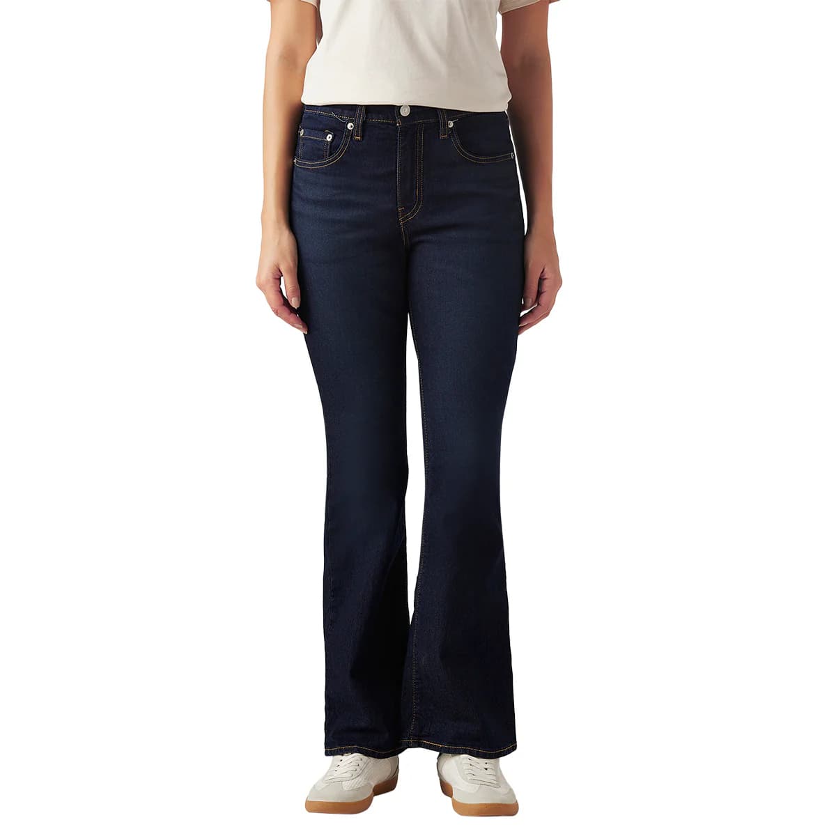 Women's 726 Dark Indigo Flared Fit High-Rise Jeans