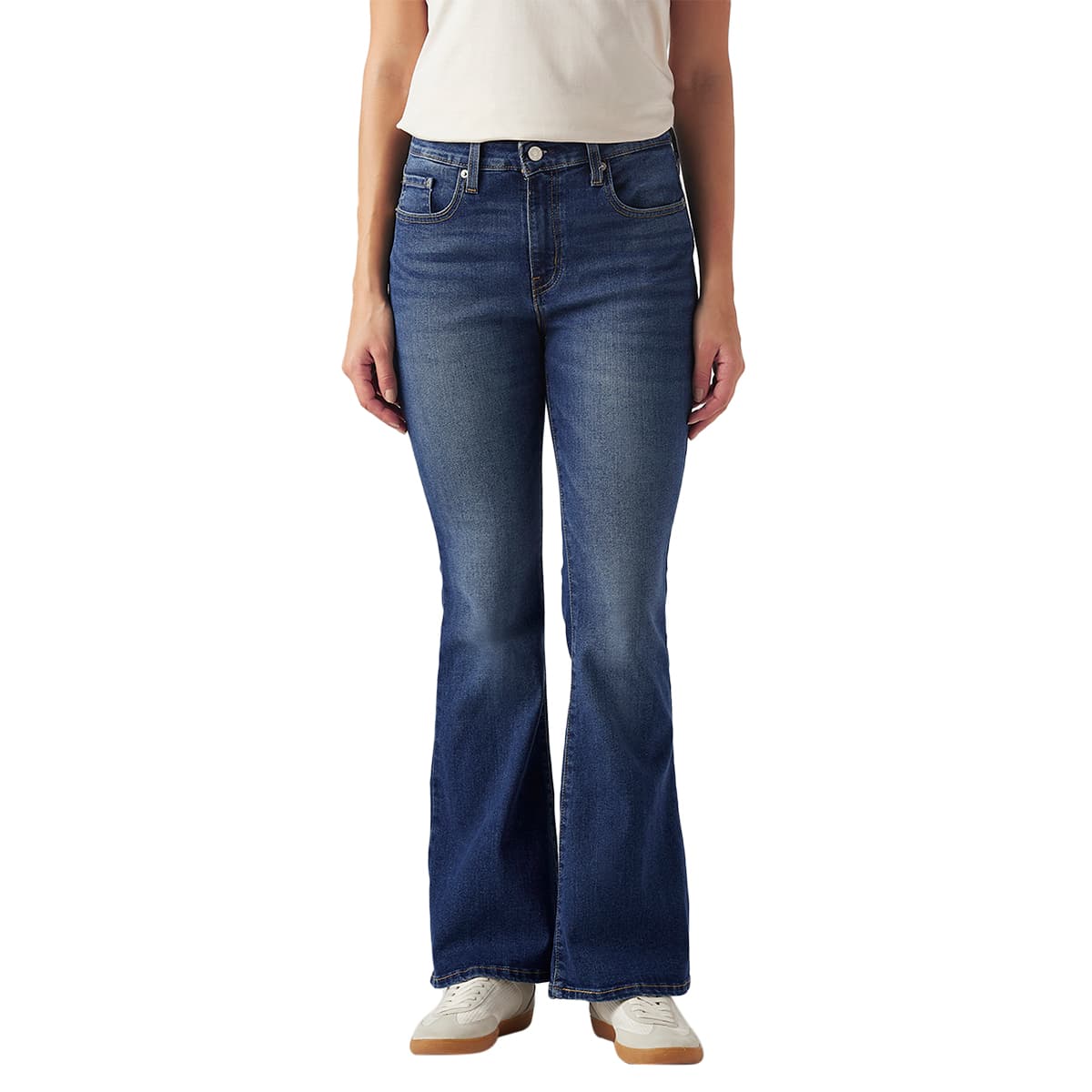 Women's 726 Mid Indigo Flared Fit High-Rise Jeans