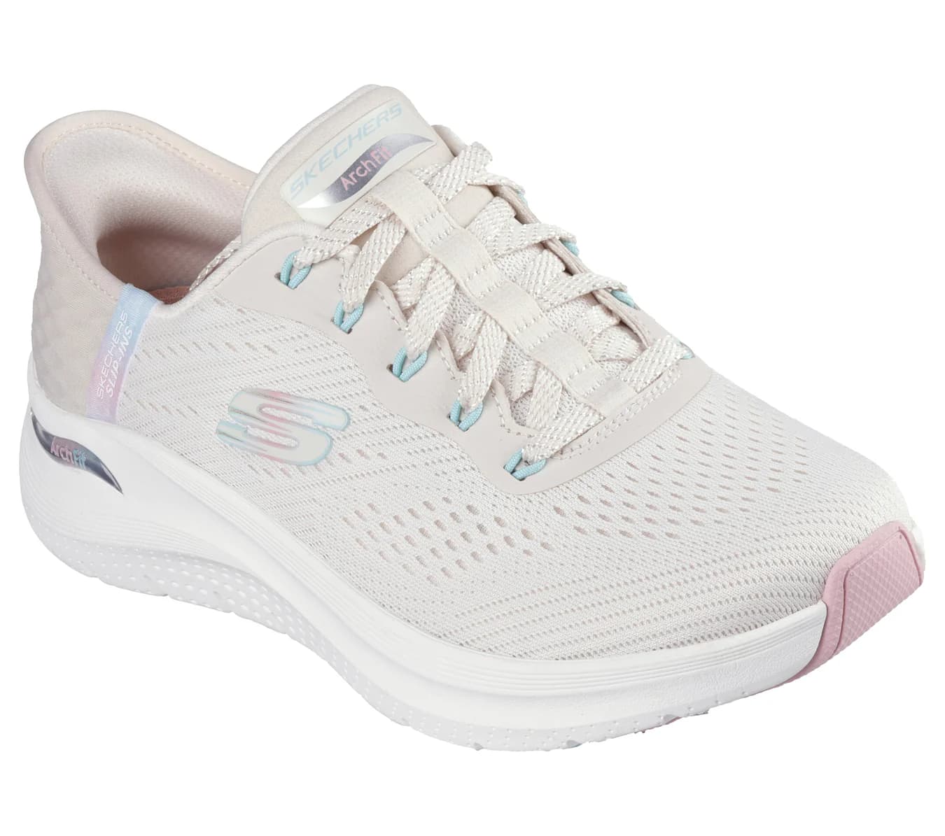Women's Beige Casual Slip Ins-Arch Fit 2.0 Easy Chic Sneakers