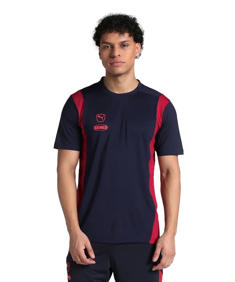 Men's Blue Casual King Pro Football Jersey
