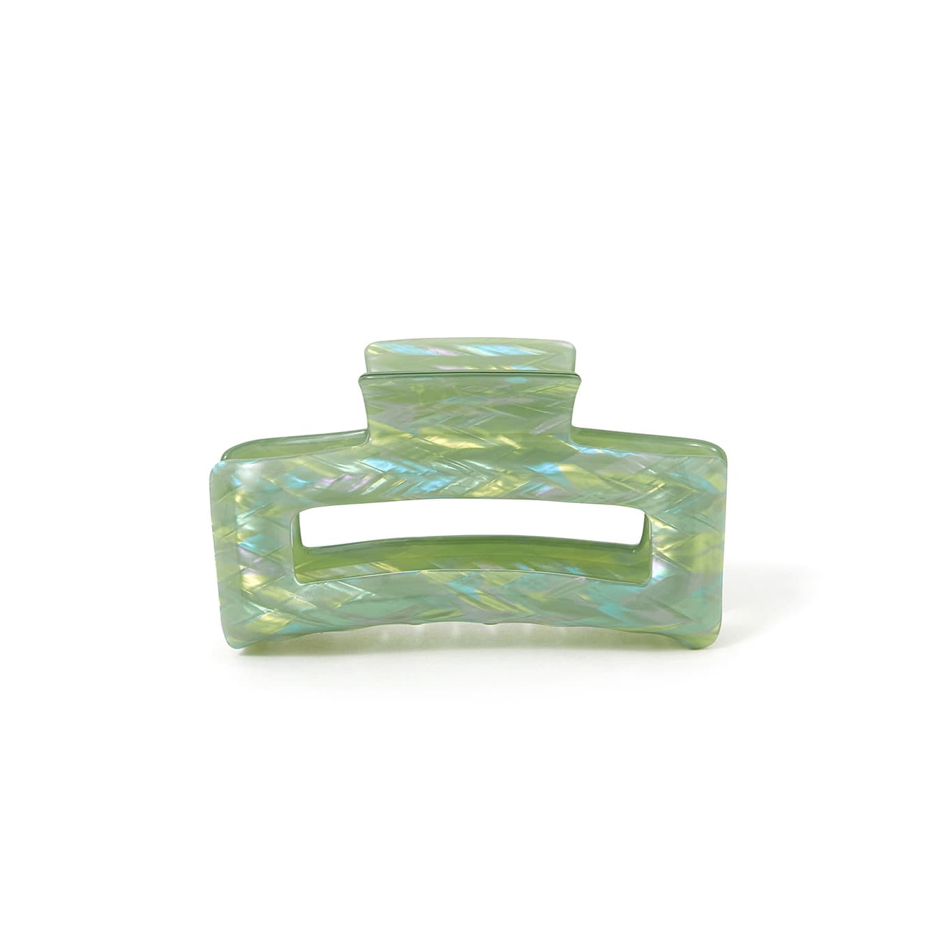 Women's Green Mermazing Resin Hair Claw Clip