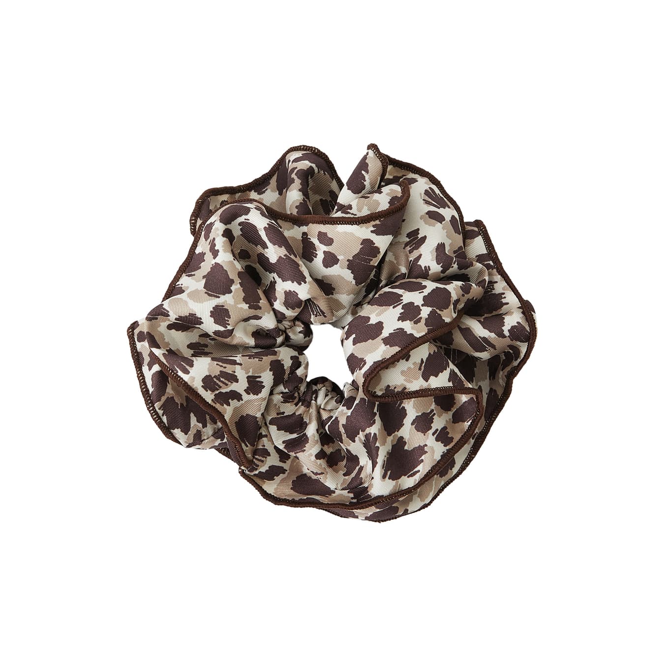 Women's Multicolor Leopard Print Layered Hair Scrunchie