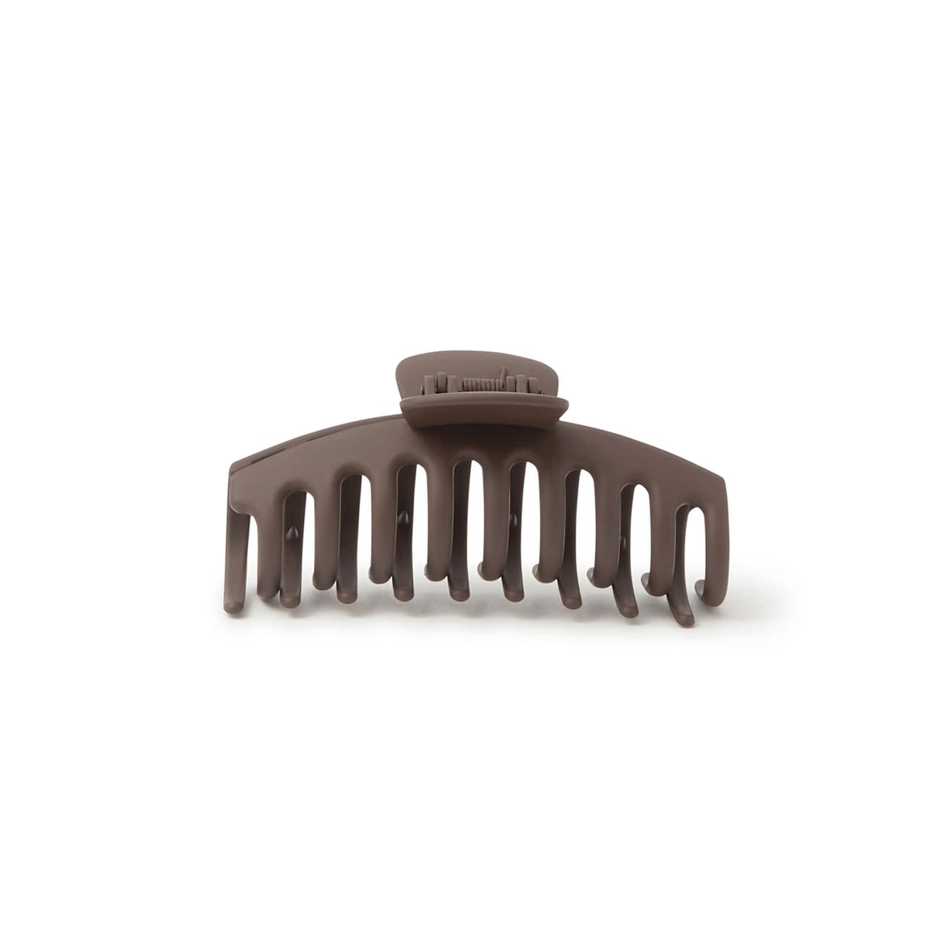 Women's Brown Extra Large Matte Claw Clip