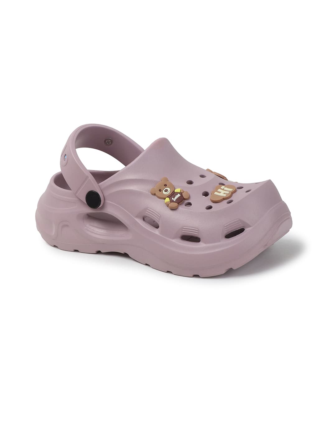 Women's Pink Playful Character Comfortable Clogs