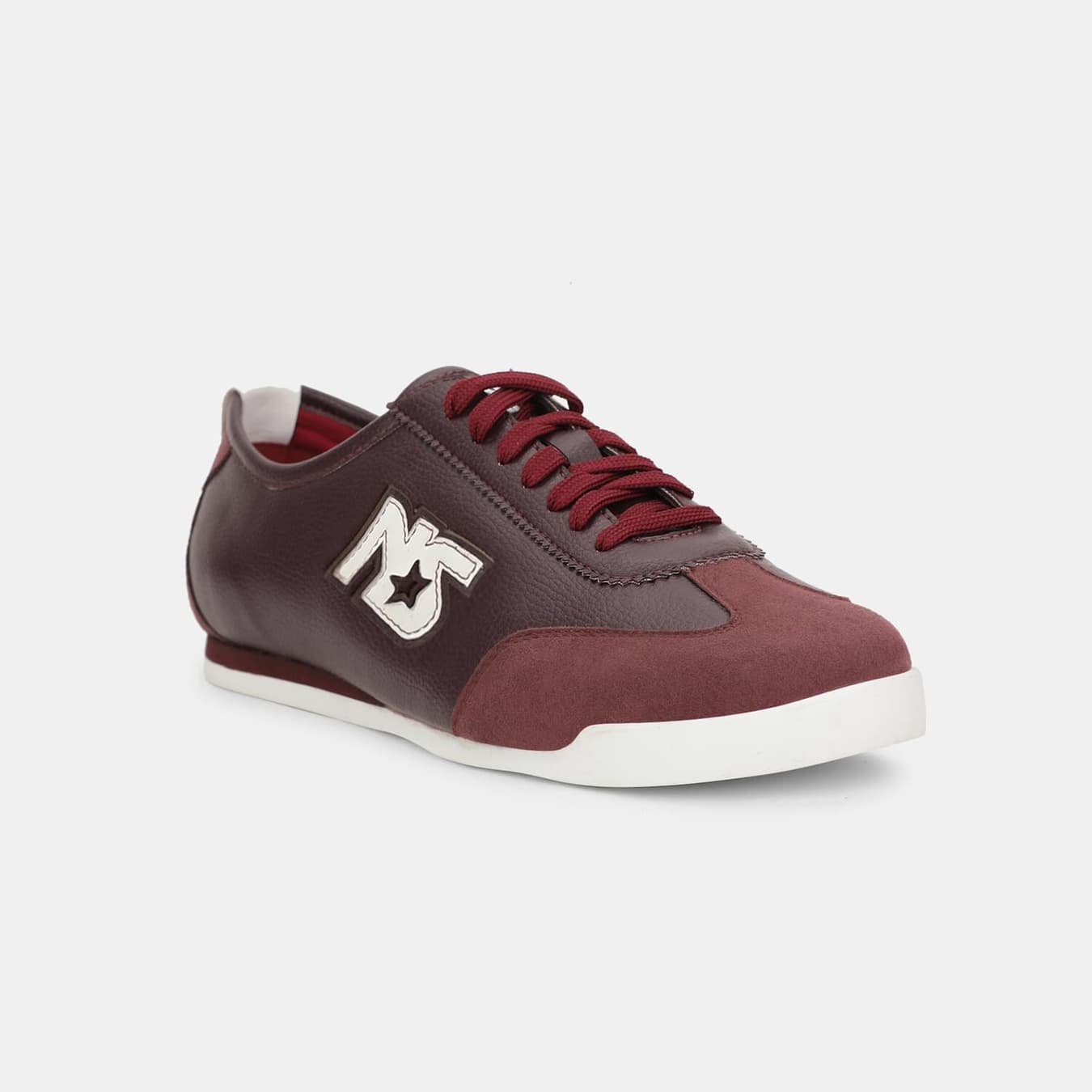 Men's Red Casual Synthetic Sneakers