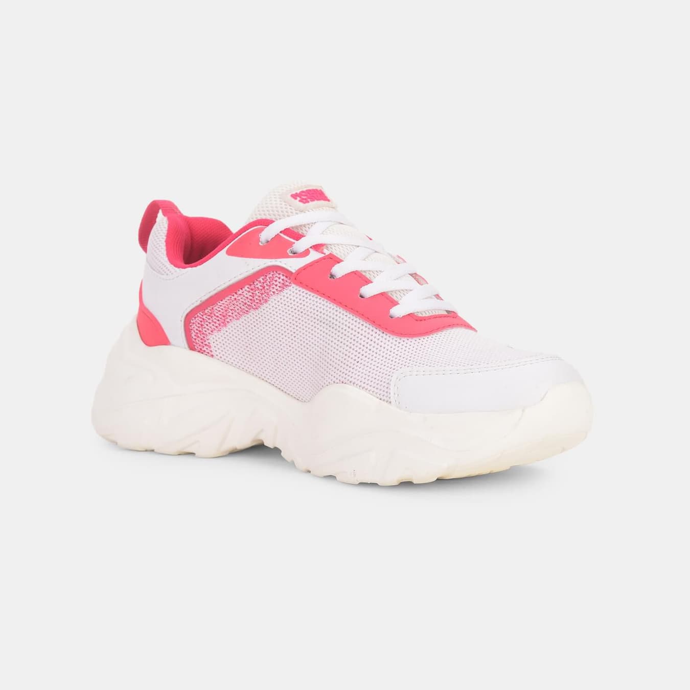 Women's White Casual Flyknit Walking Sneakers